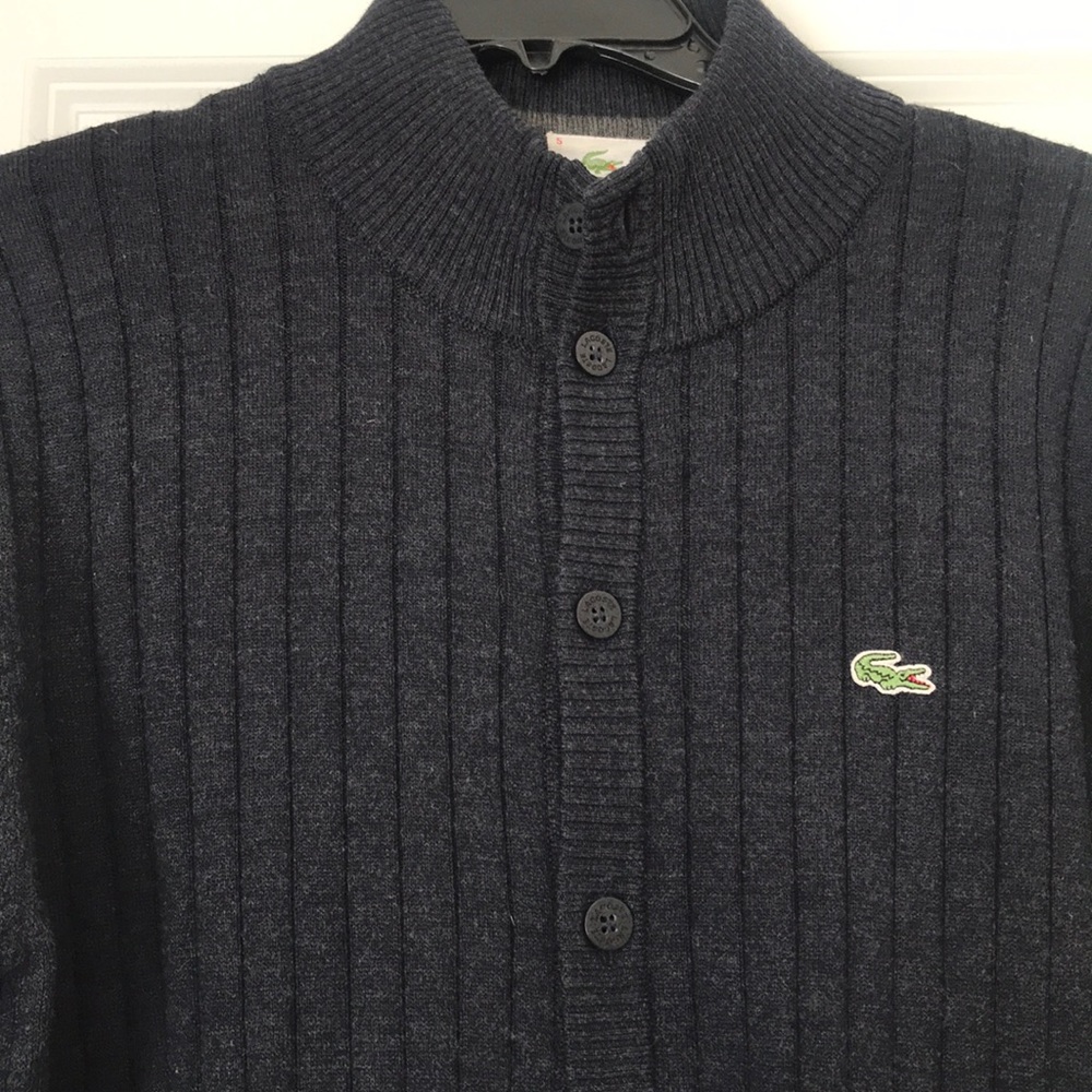 Mens Lacoste Cardigan small
